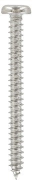 Саморез, цилиндрическая головка, два отверстия под биту или SP (ласточкин хвост), полная резьба