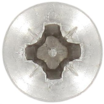 Саморез по металлу, полукруглая головка, крестообразный шлиц (Ph, Pz), полная резьба