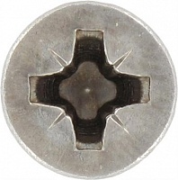 Саморез по металлу, потайная головка, крестообразный шлиц (Ph, Pz), полная резьба