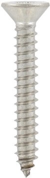 Шуруп для тонких металлических листов, потайная головка, шестирадиусный шлиц (TORX), полная резьба