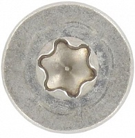 Шуруп для тонких металлических листов, полупотайная головка, шестирадиусный шлиц (TORX), полная резьба