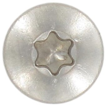 Саморез по металлу, полукруглая головка, шестирадиусный шлиц (TORX), полная резьба
